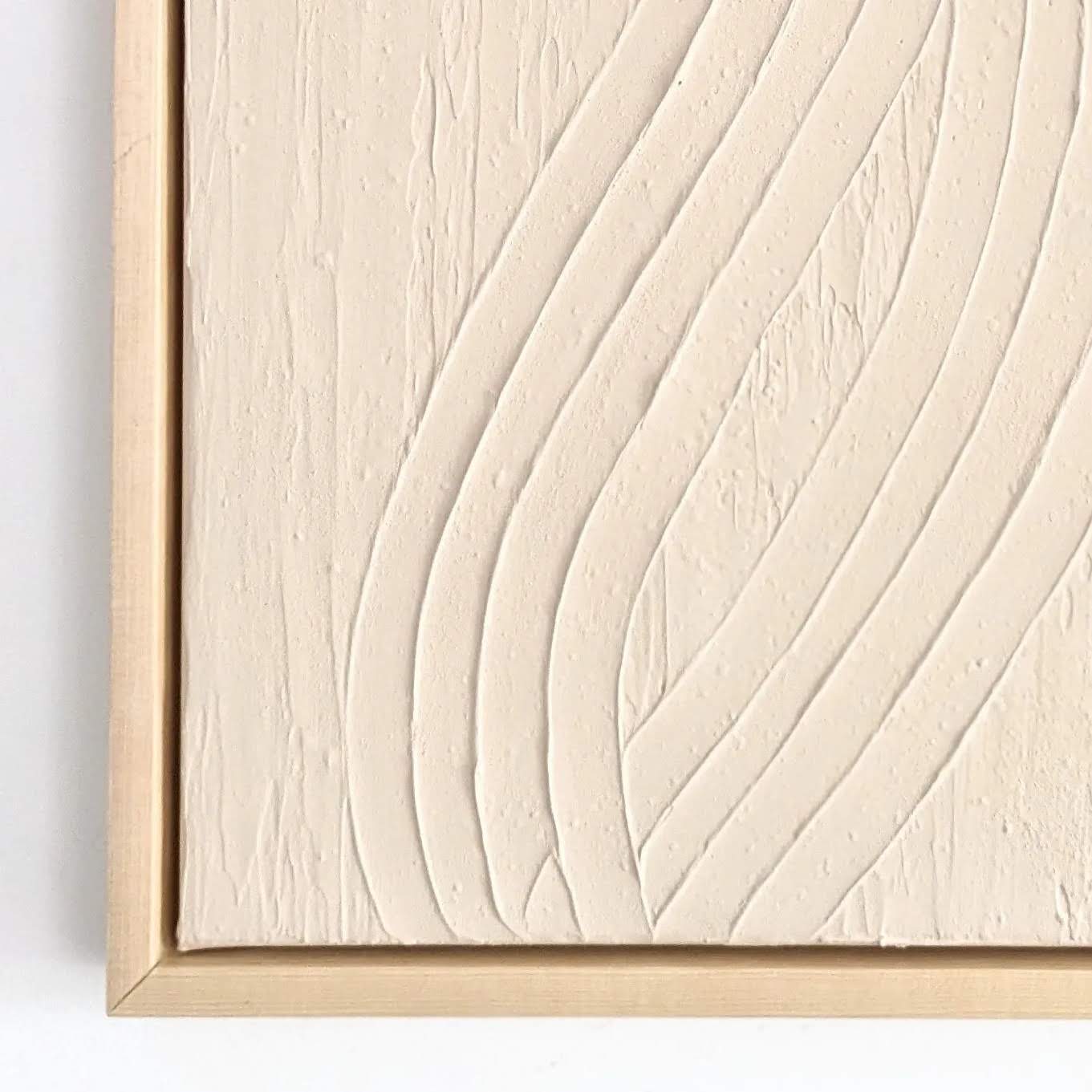 Toile minimaliste encadrée